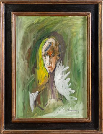 Ernesto Treccani (Milano 1920-2009), "Figura Femminile".