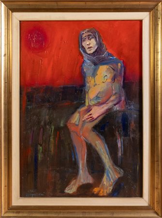 Aldo Borgonzoni (Medicina 1913 - Bologna 2004), "Madre vietnamita", 1967.