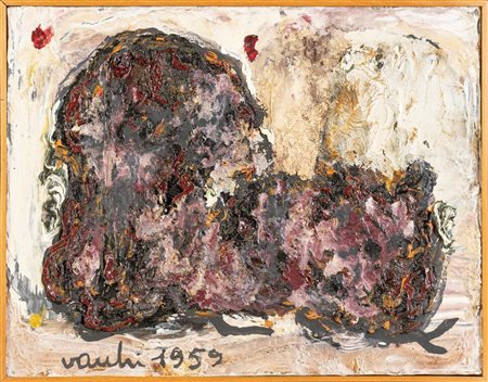 Sergio Vacchi (Castenaso, 1925 - Siena, 2016), "Senza titolo", 1959.