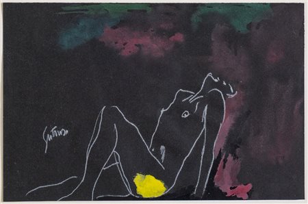 Renato Guttuso (Bagheria 1911 - Roma 1987), "Figura".
