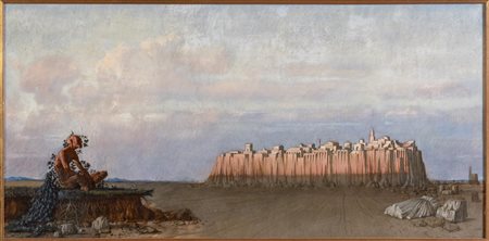Romano Parmeggiani (Venezia 1930 - Santoro 2002), "La città degli immortali", 1971.