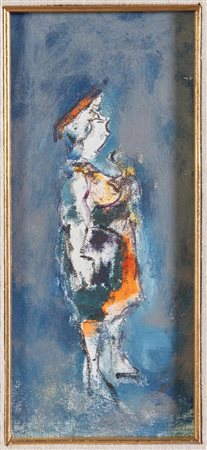 Mino Maccari (Siena 1898 - Roma 1989), "Figura".
