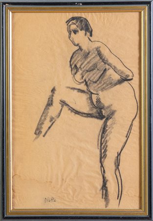 Emilio Notte (Ceglie Messapica 1891 - Napoli 1982), "Figura femminile".