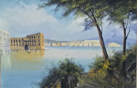 Napoli con palazzo donn'Anna
