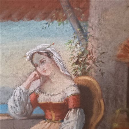 Donna al balcone