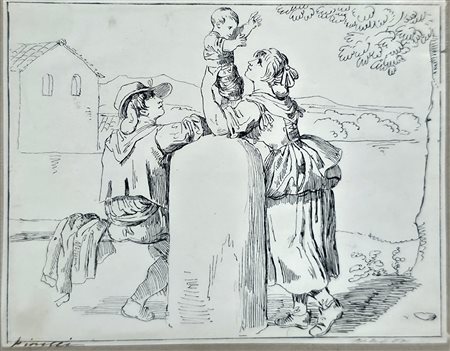 Scena di vita contadina