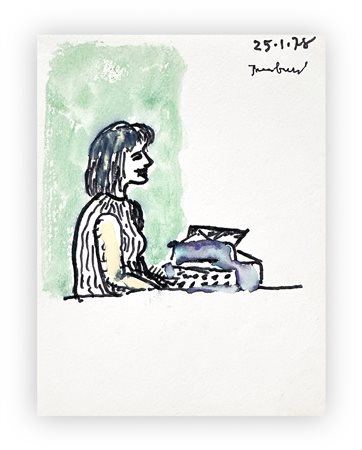 ORFEO TAMBURI (1910-1994) - Senza Titolo, 1978