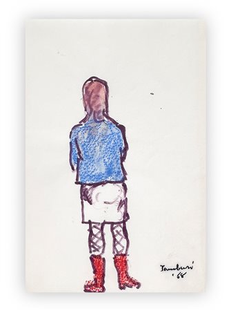 ORFEO TAMBURI (1910-1994) - Senza Titolo, 1968