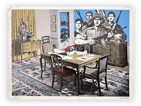 GUDMUNDUR ERRÓ (1932) - Senza Titolo (dal ciclo 'Chinese Paintings'), 1973