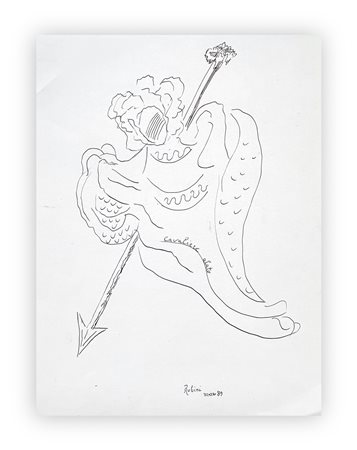LUCIANO RUBINI - Cavaliere Alato, 1989