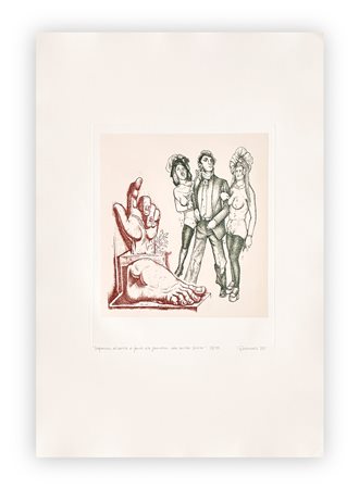 GIUSEPPE GUERRESCHI (1929-1985) - Disperazione dell'Artista, 1981