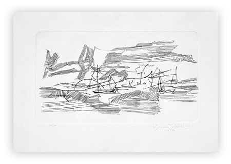 EUGENIO PARDINI (1912-2003) - Senza Titolo, 1974