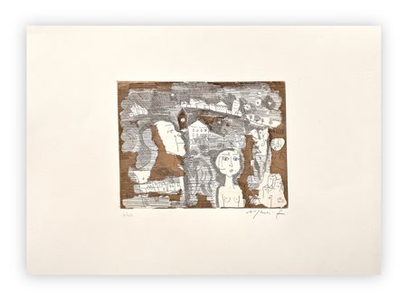 FRANCO ROGNONI (1913-1999) - Periferia