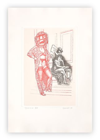 GIUSEPPE GUERRESCHI (1929-1985) - Aphorism on Man, 1981