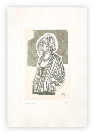 GIUSEPPE GUERRESCHI (1929-1985) - Miss Sidney, 1981