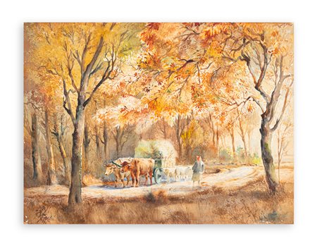 AUTORE INDECIFRATO - Autunno, 1945