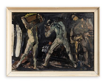 GIUSEPPE TORTORELLI (1898-1987) - Senza Titolo, 1962
