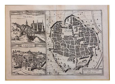 Mappa Veduta di VENEZIA – Lo Sposalizio del Mare col Bucintoro – Rara Incisione Originale del 1750 ca. – Marcantonio DAL RE