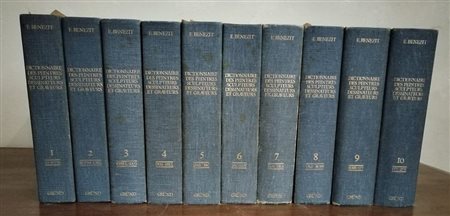 Bénézit, E. Dictionnaire critique et documentaire des Peintres, Sculpteurs, Dessinateurs et Graveurs. Librairie Gründ, 1976. Set di 10 volumi.