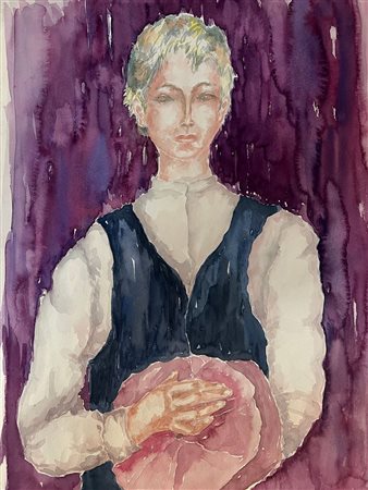 Collezione di venti acquerelli di metà del XX secolo raffiguranti soggetti diversi, realizzati con uno stile impressionista sciolto risalente alla metà del XX secolo