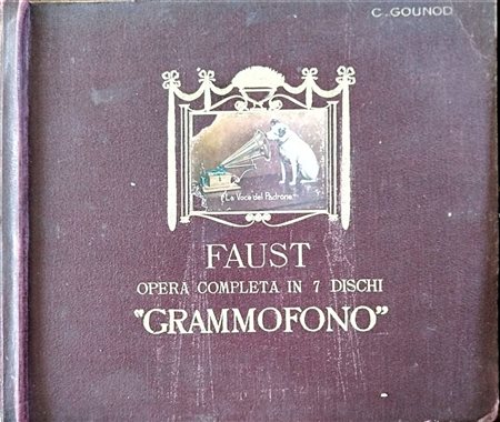 Charles Gounod Faust Album di 7 Dischi a 78 Giri Etichetta Grammofono