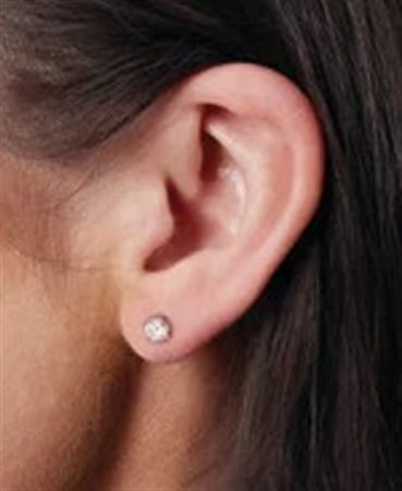 ORECCHINO SINGOLO IN ORO 14K CO DIAMANTE LAB GROWN DA 0.50 CT