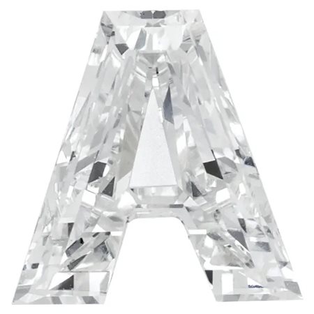 LETTERA A IN DIAMANTE LAB GROWN - DIAMOND-LAB-A -