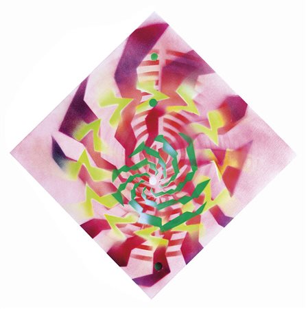 BALDESSARI GUIDO Venezia 1938Visione cosmica, 2014acrilici su tela romboidale...