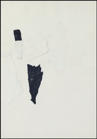 CINTOLI CLAUDIO 1935 - 1978Senza titolo, 1958collage su carta cm 50x35,...