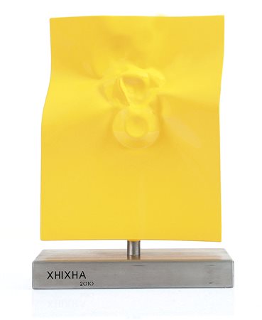 XHIXHA HELIDON Durazzo 1970Energia attraverso il giallo, 2010scultura in...