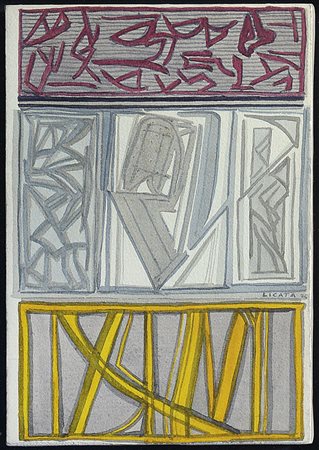 LICATA RICCARDO Torino 20/12/1929 - Venezia 19/02/2014Senza titolo,...