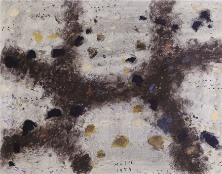 MUSIC ANTON ZORAN Gorizia 12/02/1909 - 26/05/2005Ombre sul Carso, 1959gouache...