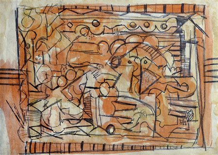 CARMASSI ARTURO Lucca 02/07/1925 - Fucecchio 27/01/2015Composizione, astratto...