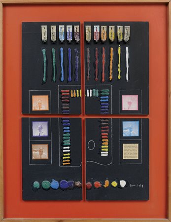 CAVELLINI GUGLIELMO ACHILLE Brescia 1914 - Brescia 1990Tubetti di colori con...