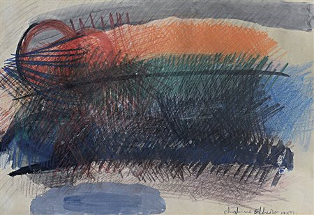 CHIGHINE ALFREDO Milano 09/03/1914 - Pisa 16/07/1974Composizione, 1952tecnica...