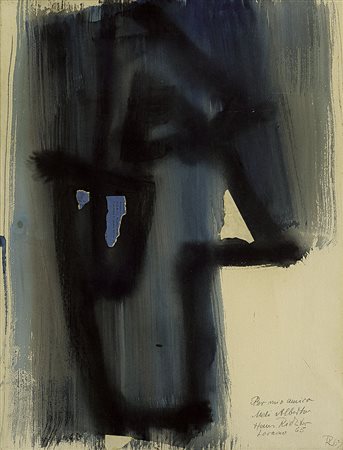 RICHTER HANS Berlino 1888 - Locarno 1975Composizione, 1963tecnica mista e...