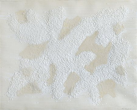 TURCATO GIULIO Mantova 16/03/1912 - Roma 22/01/1995Forme cangianti in bianco,...