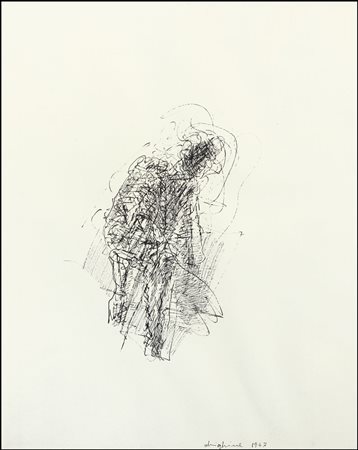 CHIGHINE ALFREDO Milano 09/03/1914 - Pisa 16/07/1974Senza titolo, 1963china...