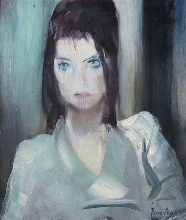 PONTI PINO Venezia 12/04/1905 - 1999Figura femminileolio su tela cm 60x50,...