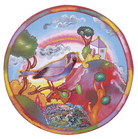 ALINARI LUCA Firenze 27/10/1943Solitario parla, 2002olio su tela applicata su...