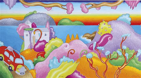 ALINARI LUCA Firenze 27/10/1943Senza titoloolio e tecnica mista su tavola cm...