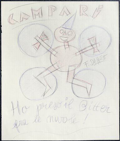 DEPERO FORTUNATO Fondo (TN) 30/03/1892 - Rovereto (TN) 29/09/1960Campari, ho...