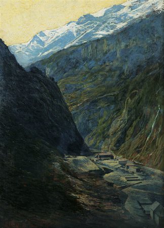 DUDREVILLE LEONARDO Venezia 05/04/1885 - Ghiffa (NO) 13/01/1976Scorcio...