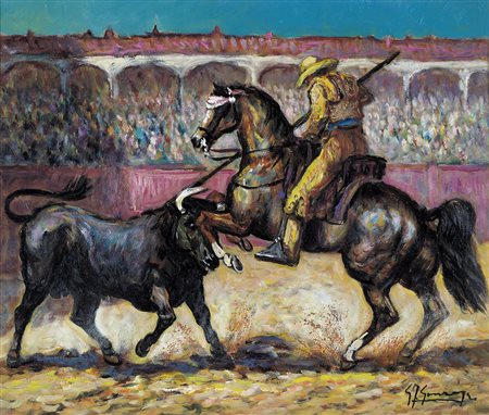 GONZAGA GIOVANFRANCESCO Milano 12/06/1921 - Milano 02/10/2007Il picador,...