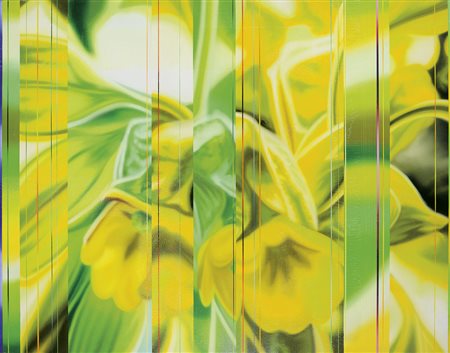 VESCOVI DANY Milano 1969Senza titolo, 2003olio su tela di lino cm. 100x130x4,...