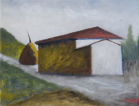 ROSAI OTTONE Firenze 28/04/1895 - Ivrea (TO) 13/05/1957Casa e pagliaio, primi...