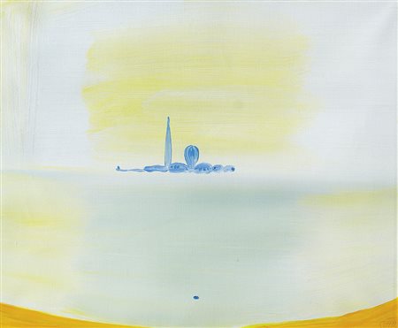 GUIDI VIRGILIO Roma 04/04/1891 - Venezia 07/01/1984San Giorgio, 1975olio su...