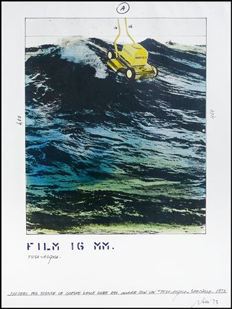 PLESSI FABRIZIO Reggio Emilia 03/04/1940Tosa acqua, 1973acrilici su tela...