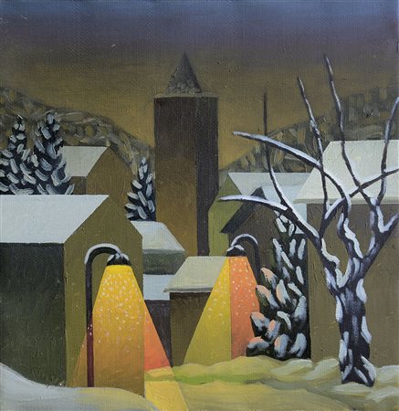 SALVO Leonforte (EN) 22/05/1947 - Torino 12/09/2015Un quadro coi fiocchiolio...