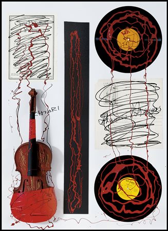 CHIARI GIUSEPPE Firenze 26/09/1926 - Firenze 10/05/2007Senza titolosmalti,...